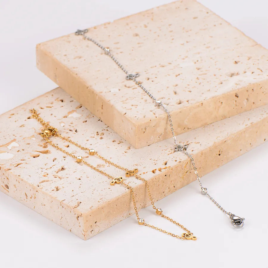 18K Gold Plated Stainless Steel Anklet for Women