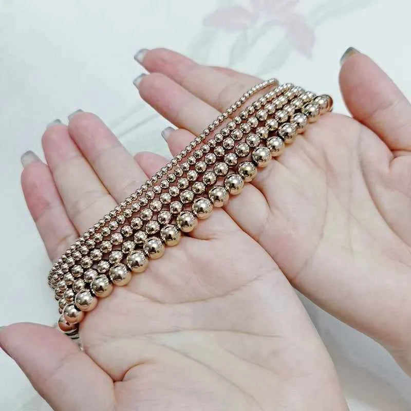 Rose Gold Stainless Steel Geometric Necklace