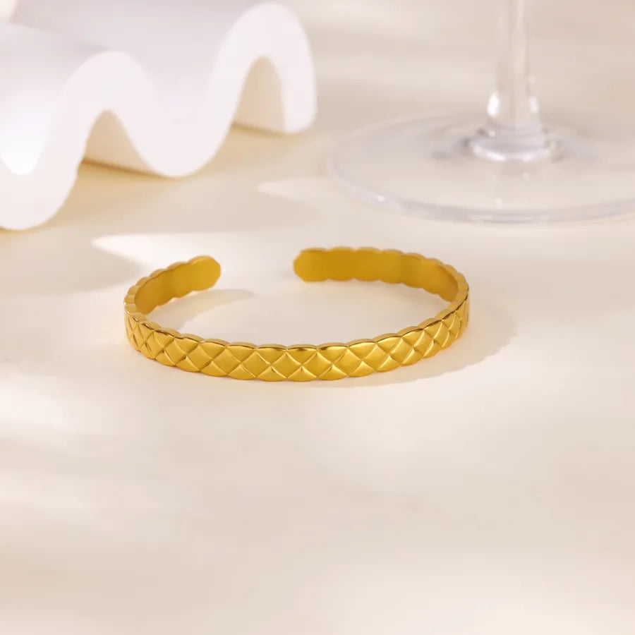 18K Gold Plated Cross & Bear Charm Bracelet