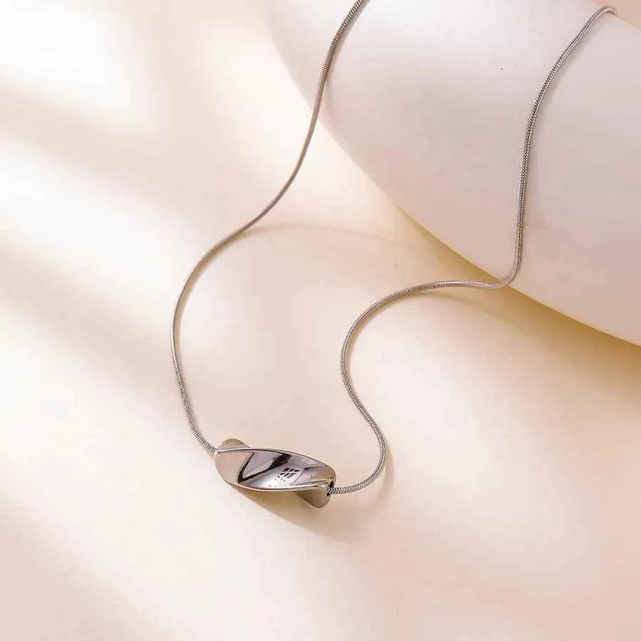 14K Gold Plated Stainless Steel Geometric Necklace