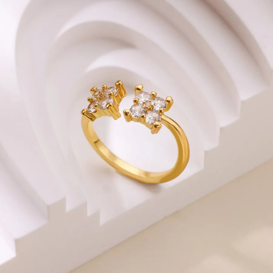 18K Gold Plated Adjustable Starry Snake Ring