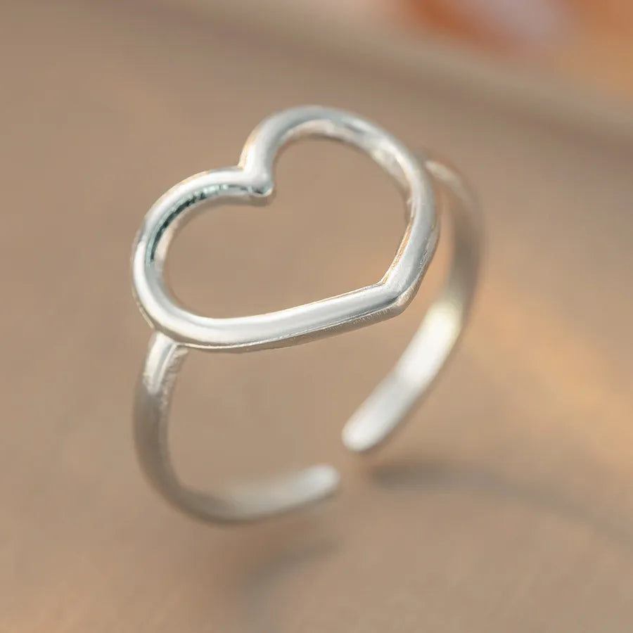 Titanium Steel Geometric Open Ring K392 Steel Color Ring Open