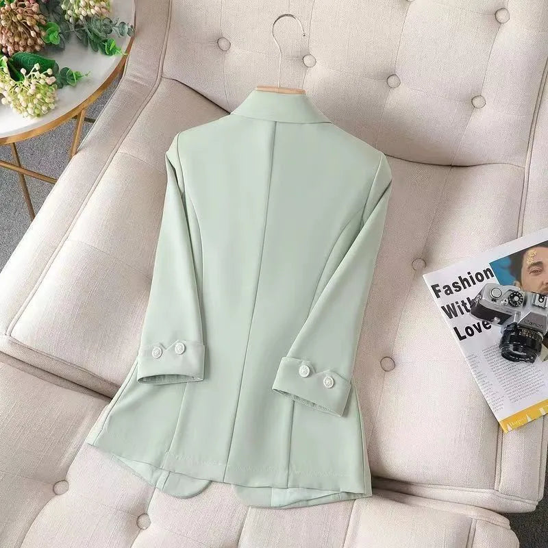 Women's Slim Fit Single Button Blazer