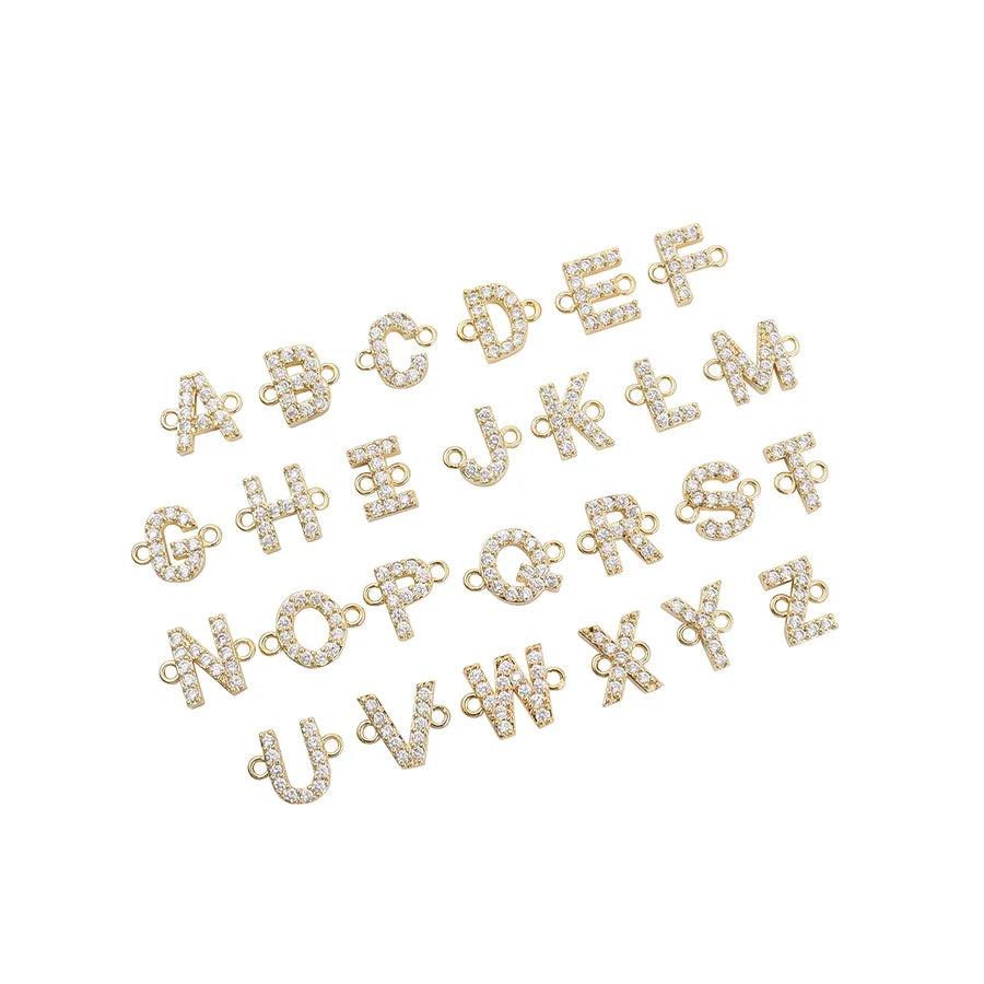 Gold Initial & Infinity Bracelet Set for Women