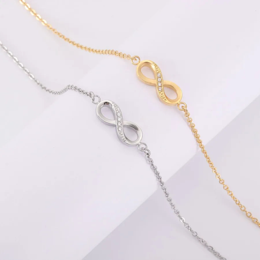 Infinity Titanium Steel Bracelet – PVD Coated