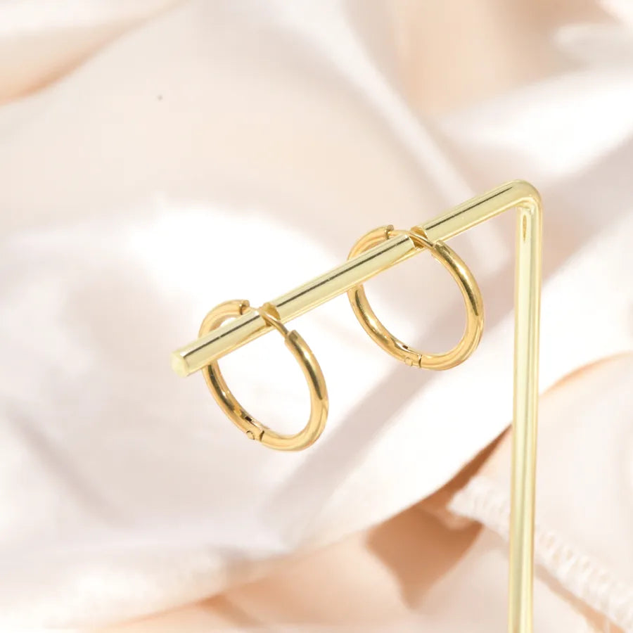 Unisex No Piercing Geometric Stainless Steel Ear Cuff