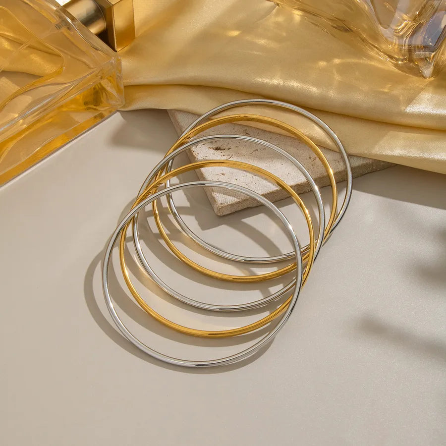 Colorful Geometric Stainless Steel Bracelet