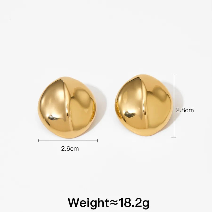 Elegant Geometric Stainless Steel Earrings