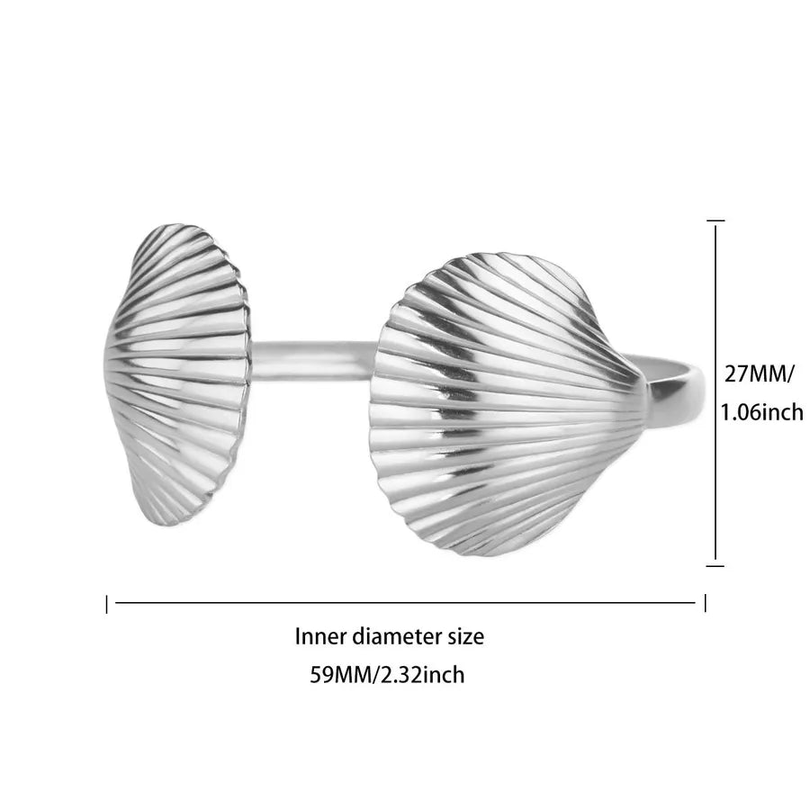 Gold Shell Stainless Steel Bracelet 6