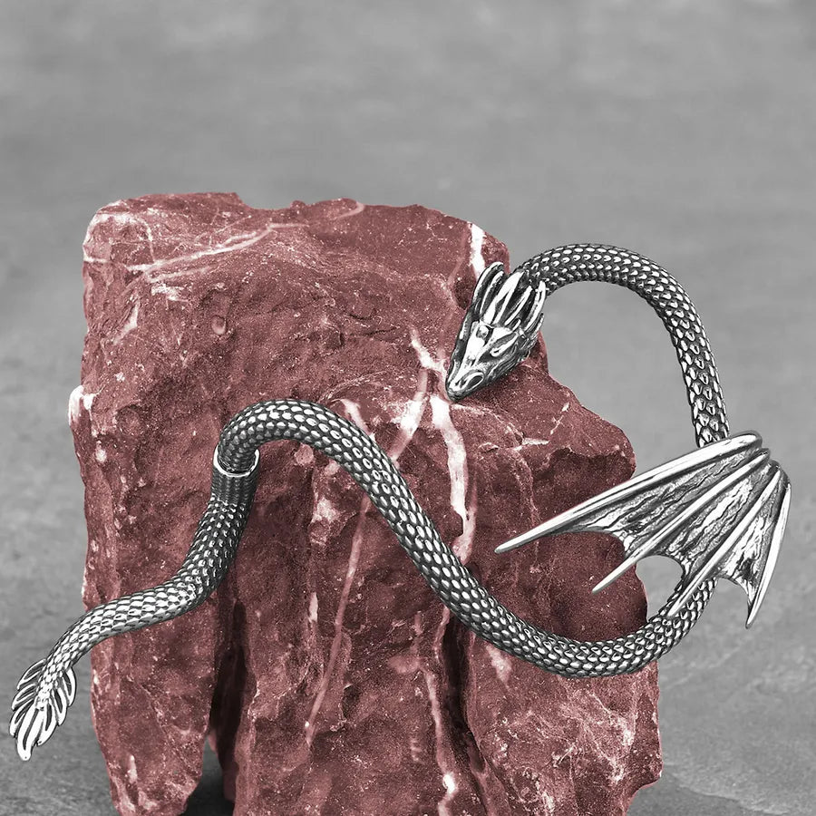 Gothic Dragon Ear Cuff Clip-On Earrings