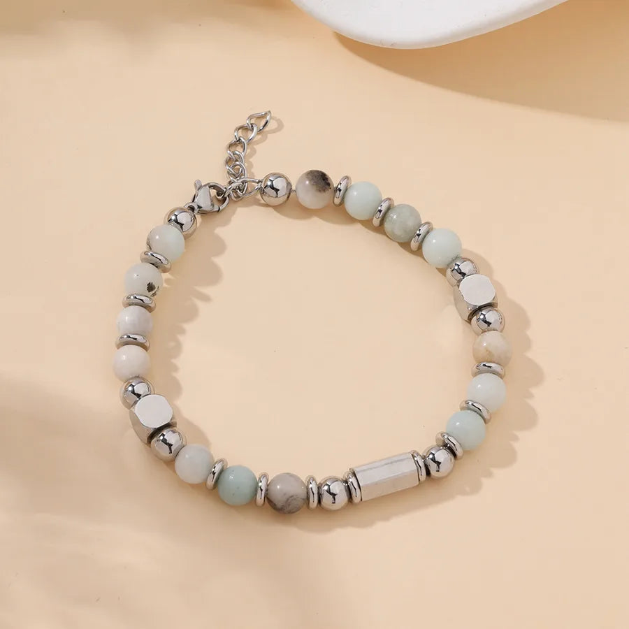 Colorful Stainless Steel Geometric Bracelet