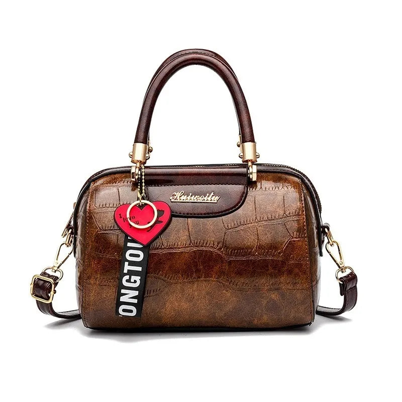 Women's Classic PU Leather Shoulder Bag