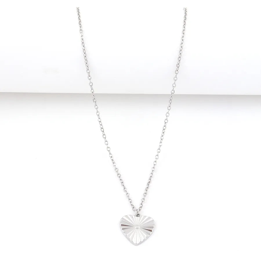 18K Gold Plated Heart Pendant Necklace