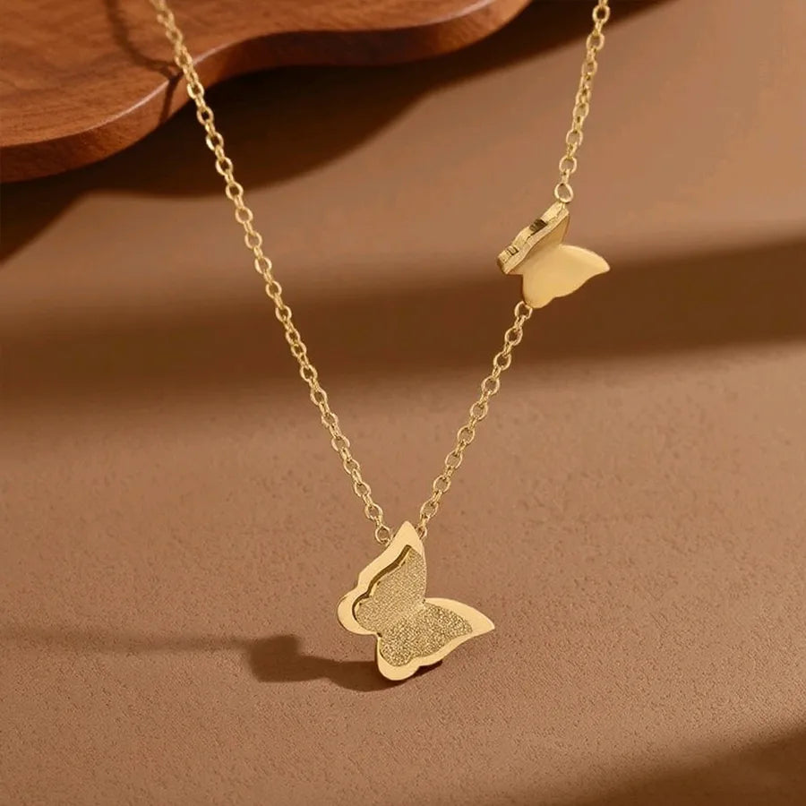 Titanium Steel Heart Pendant Necklace