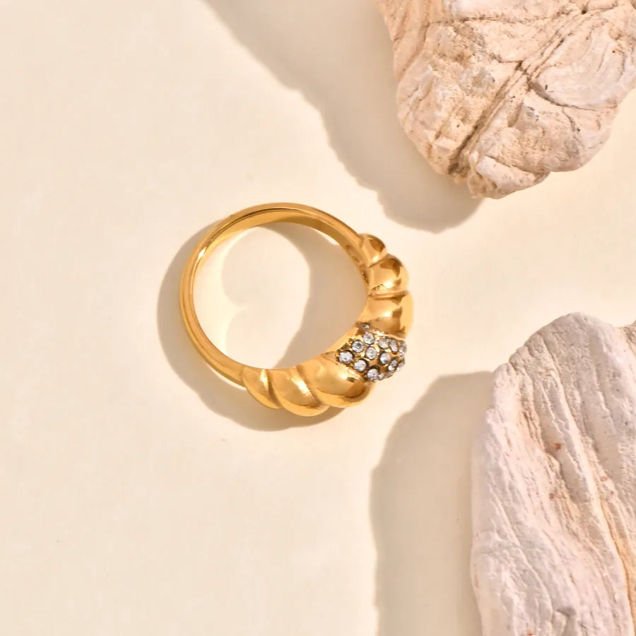 18K Gold Sun & Infinity Open Ring Gold 3
