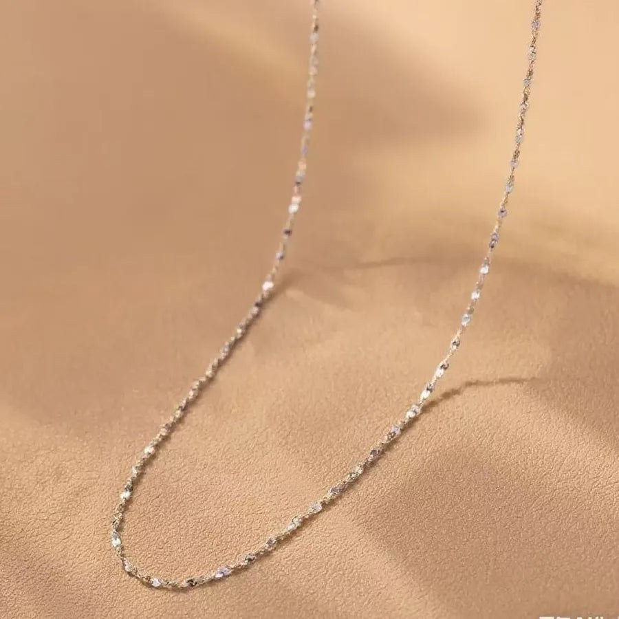 Women's Titanium Steel Box Chain Pendant Necklace
