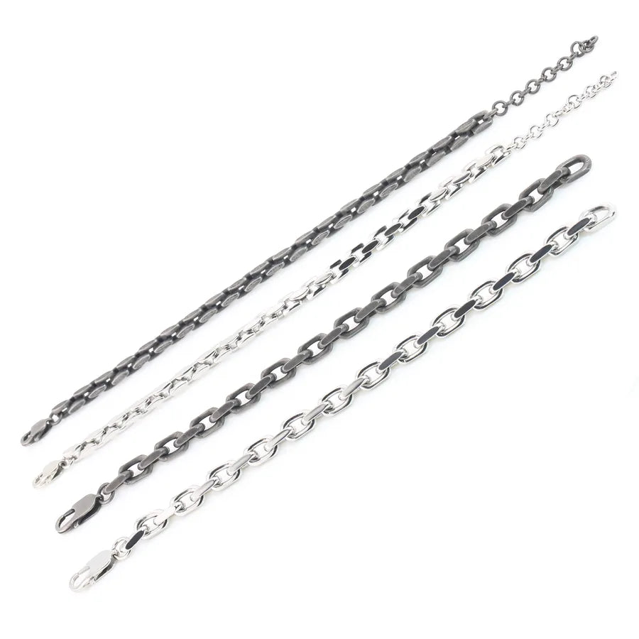 Unisex Titanium Steel Geometric Bracelet