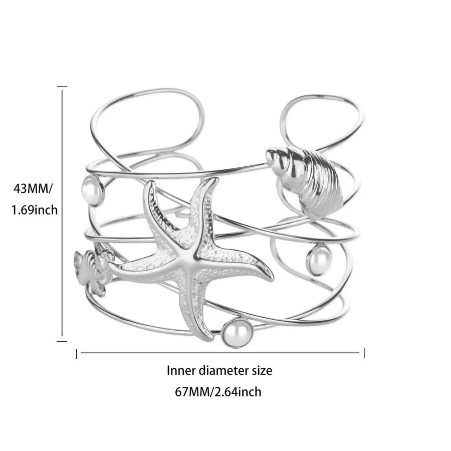 Gold Shell Stainless Steel Bracelet 4