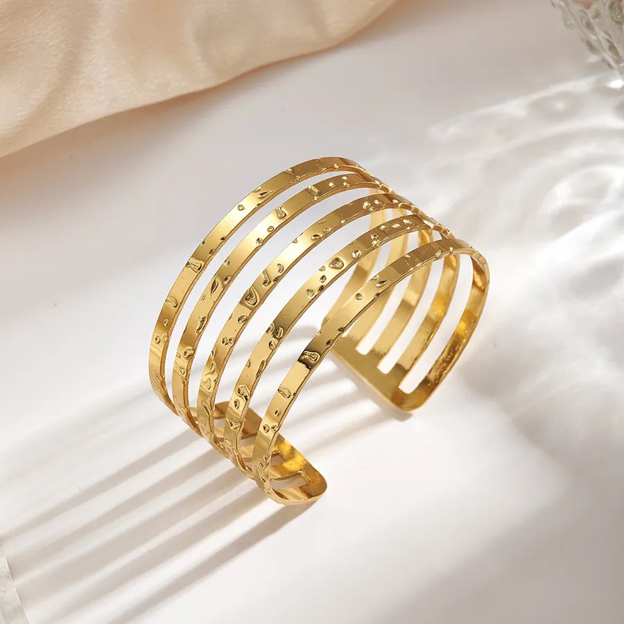18K Gold Plated Stainless Steel Bangle