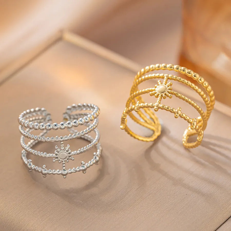 Adjustable Titanium Steel Fashion Ring