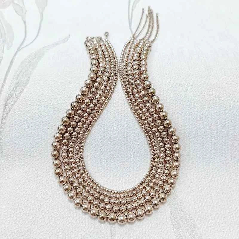 Rose Gold Stainless Steel Geometric Necklace