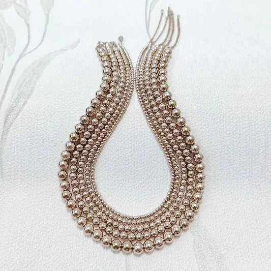 Rose Gold Stainless Steel Geometric Necklace