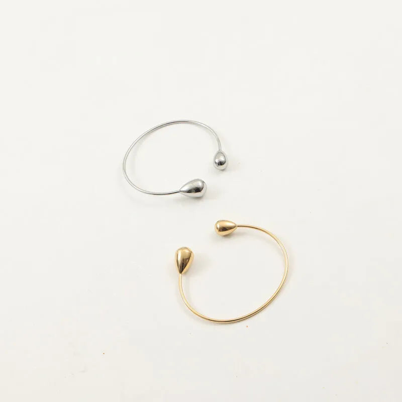 18K Gold Plated Water Drop Stainless Steel Bracelet