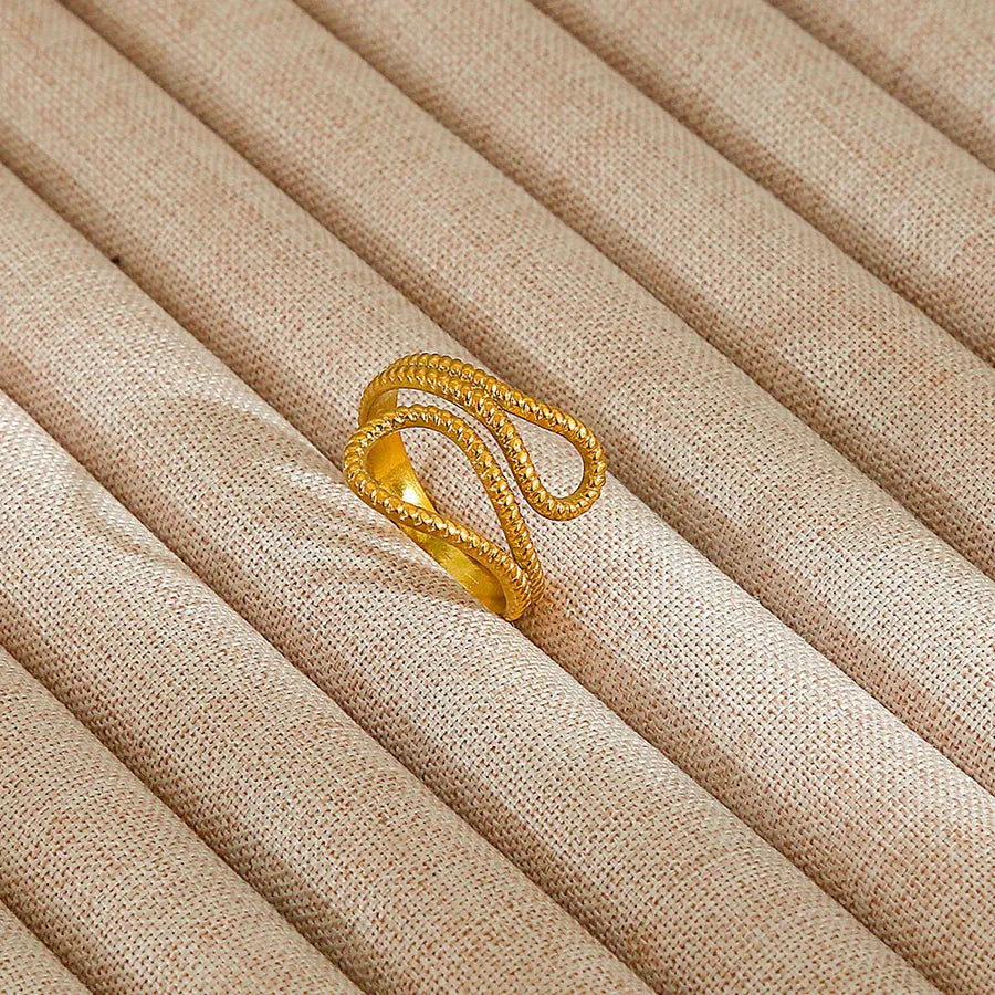 Heart Pattern Stainless Steel Ring 107