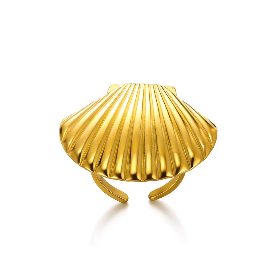 Gold Starfish Adjustable Ring – Stainless Steel 18