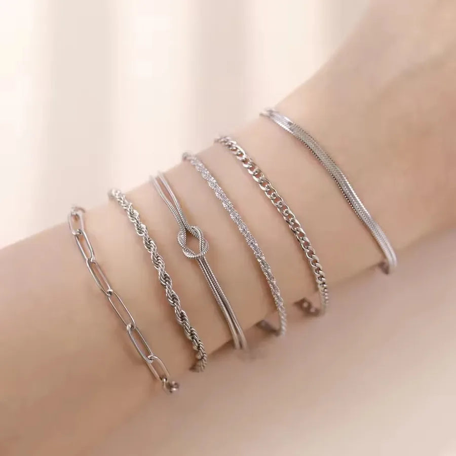 Gold Stainless Steel Cuban Link Bracelet