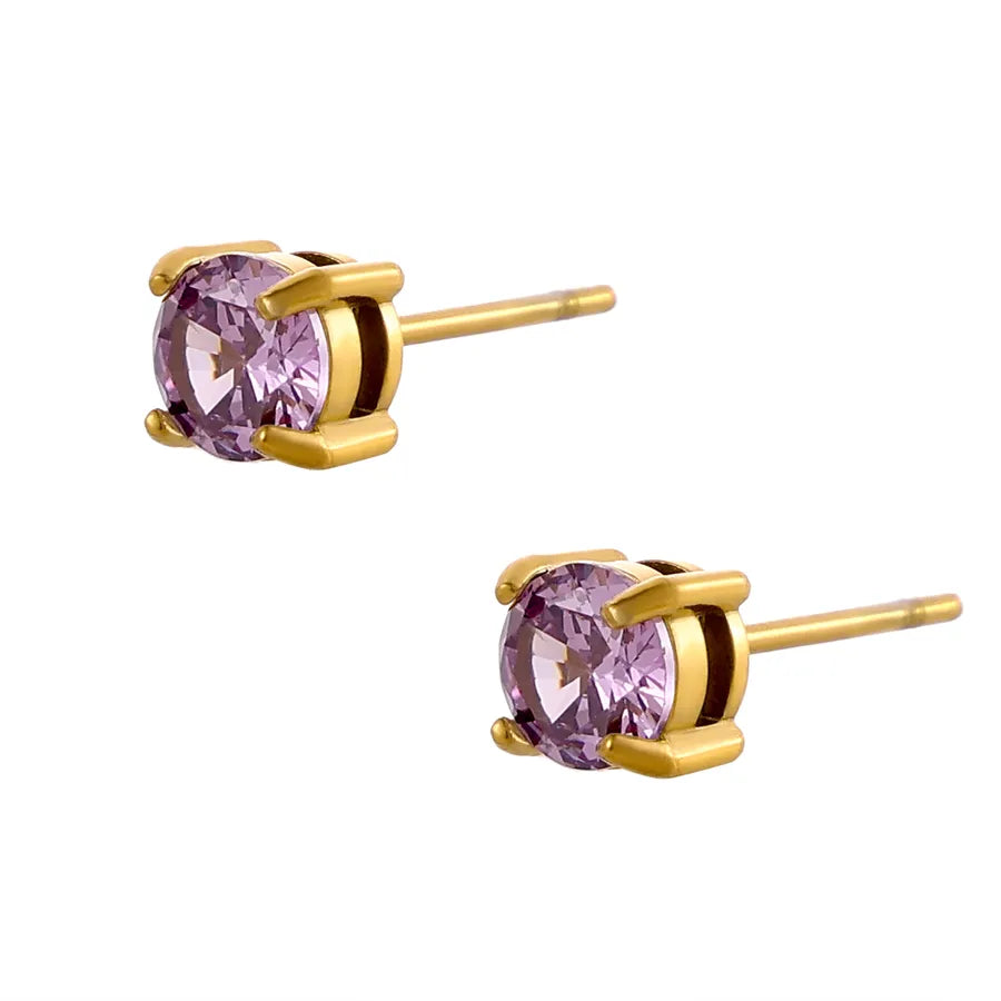 18K Gold Plated Geometric Titanium Steel Necklace One Size XE48862B10 9*9*1