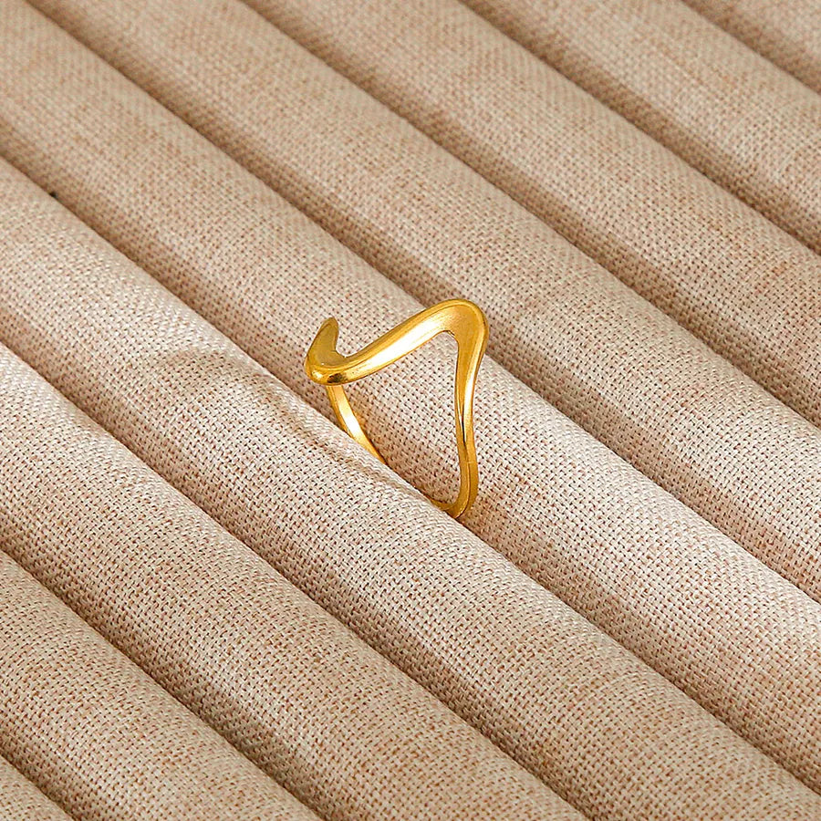 Heart Pattern Stainless Steel Ring 88