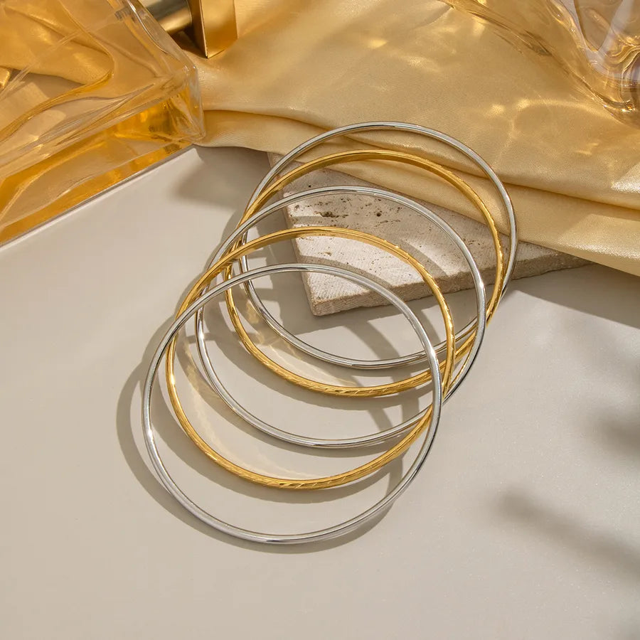 Colorful Geometric Stainless Steel Bracelet