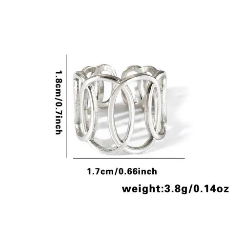 Titanium Steel Fish Tail Ring for Women
