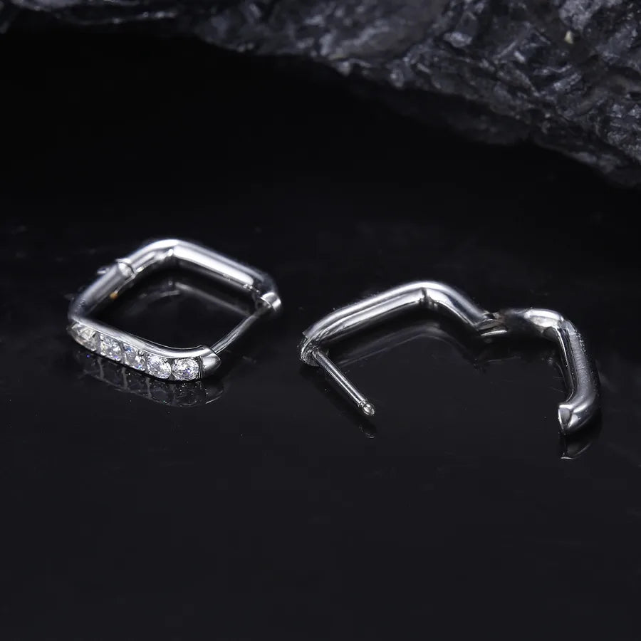 Titanium Steel Geometric Mini Hoop Earrings
