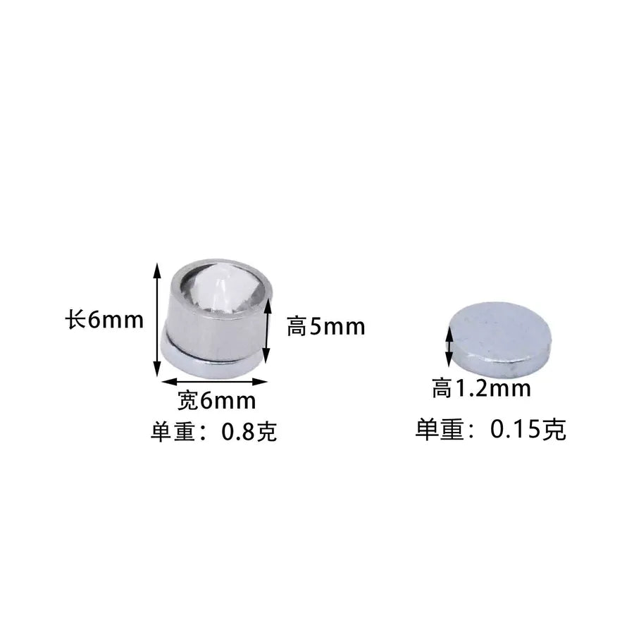 Magnetic Clip-On Geometric Ear Studs