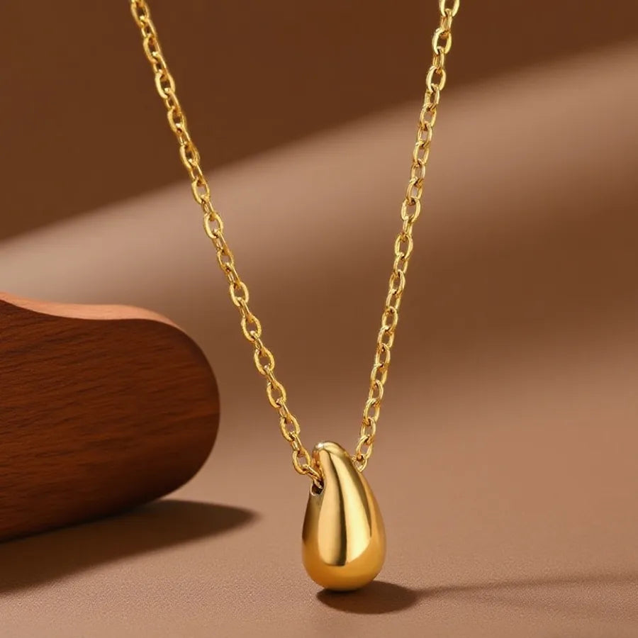 Titanium Steel Heart Pendant Necklace