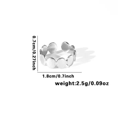 Titanium Steel Fish Tail Ring for Women