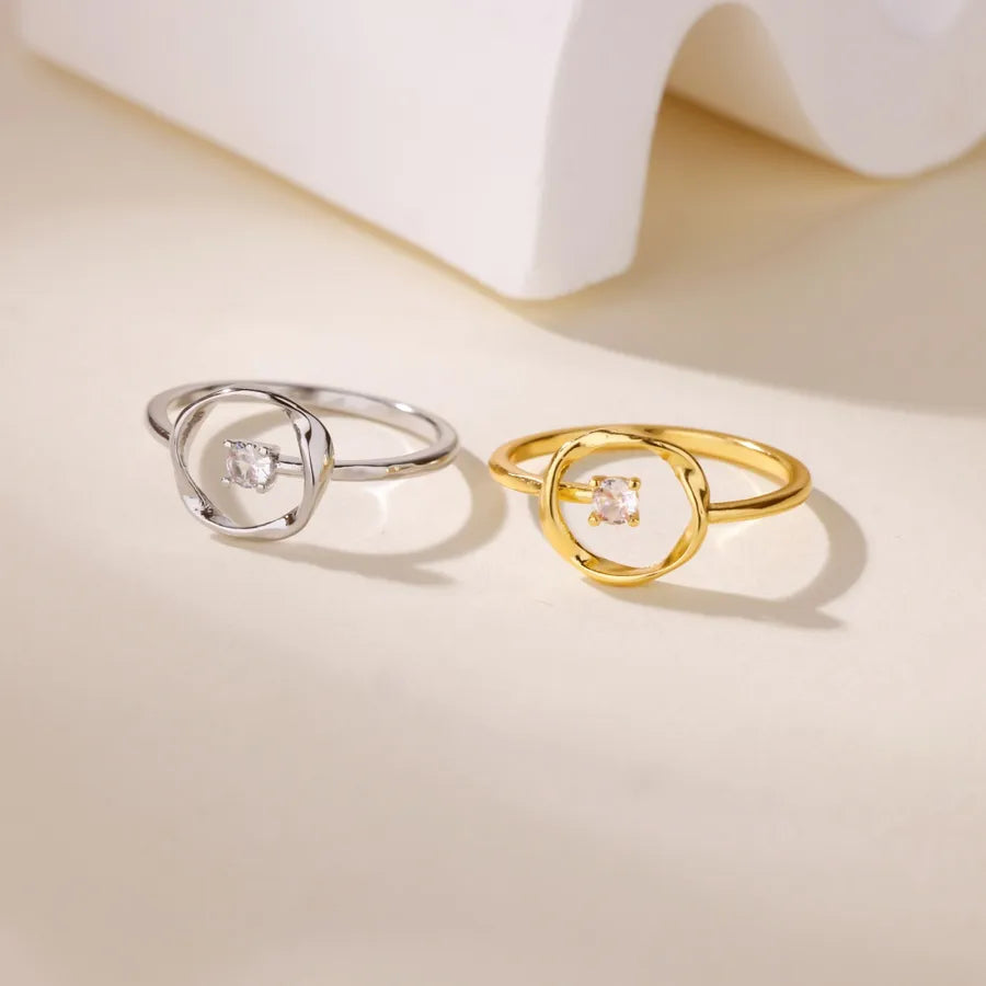 Elegant Open Ring with Pearl & Bird Design