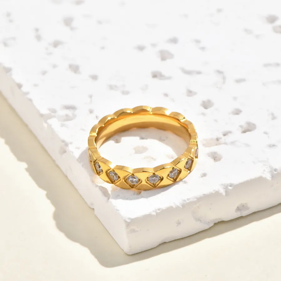 Gold Plated Pearl Heart Ring for Women