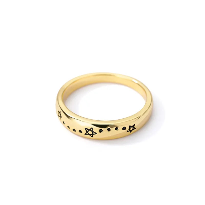 Gold Heart Zircon Ring for Women JZ712G