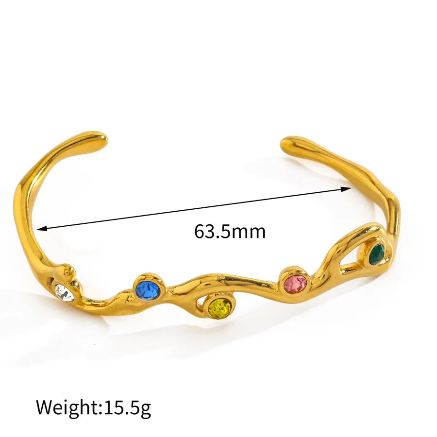 18K Gold Plated Stainless Steel Women's Bracelet colour