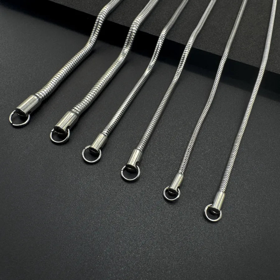 Unisex Titanium Steel Snake Chain Bracelet