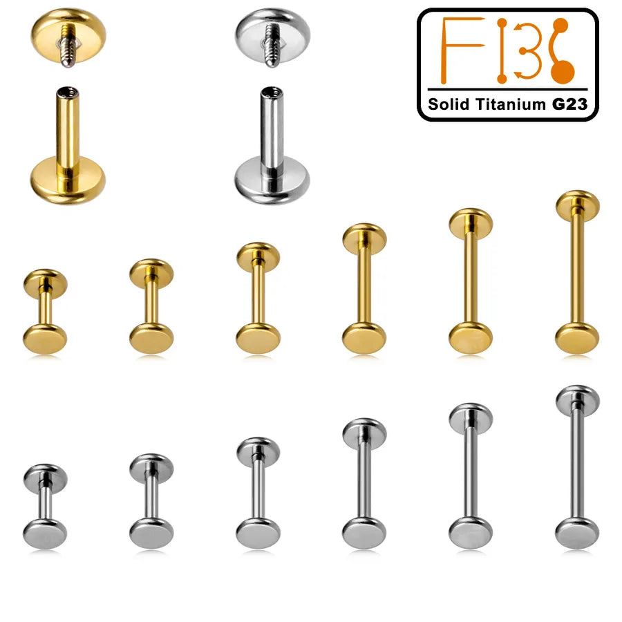 Double-Head Titanium Steel Ear Studs