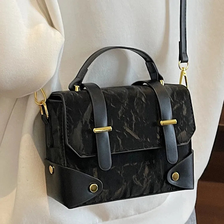 Vintage Square Crossbody Handbag – Autumn Edit - Smiling Maria - Everything For Women
