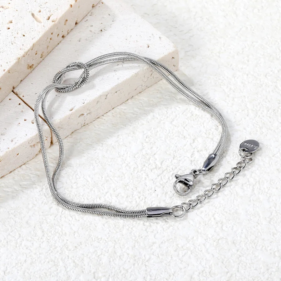 Heart Lock Stainless Steel Bracelet