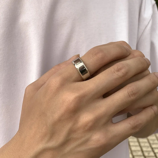 Unisex Titanium Steel Hip-Hop Ring
