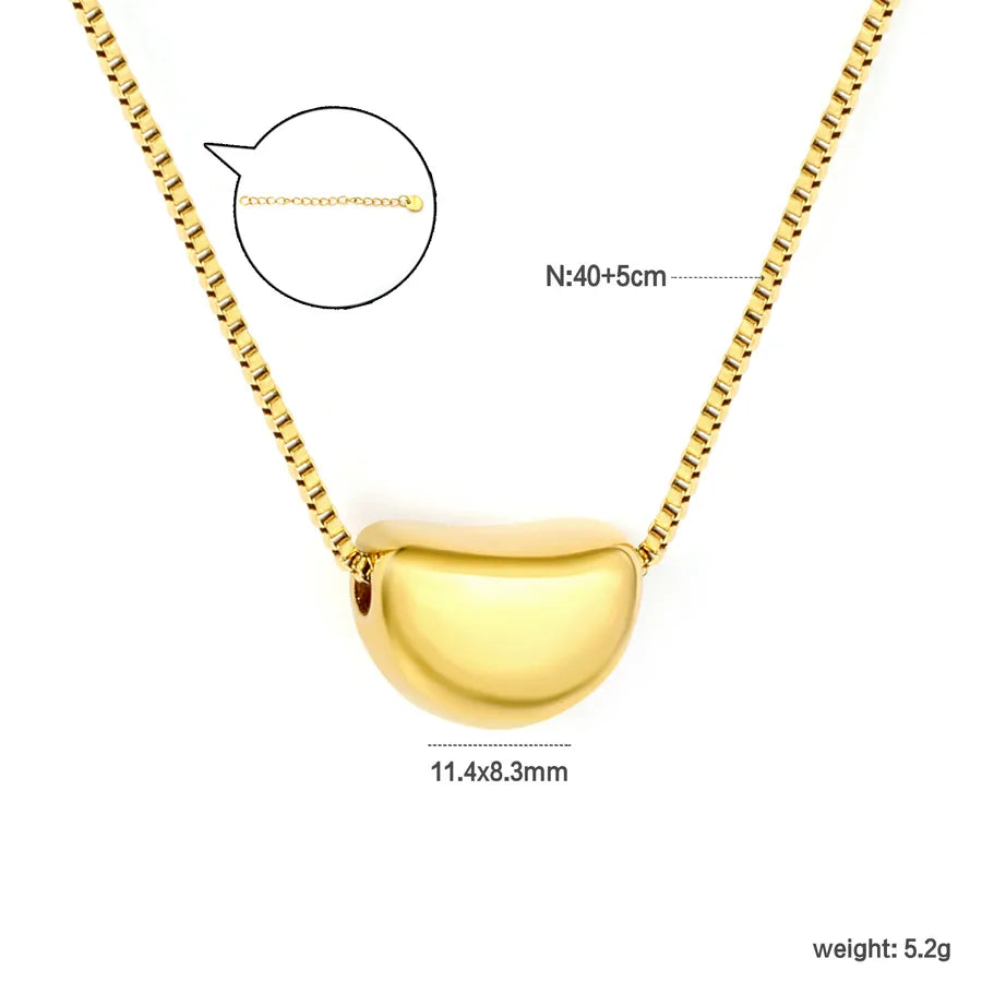 Gold Cross & Heart Stainless Steel Necklace NE2F0601G