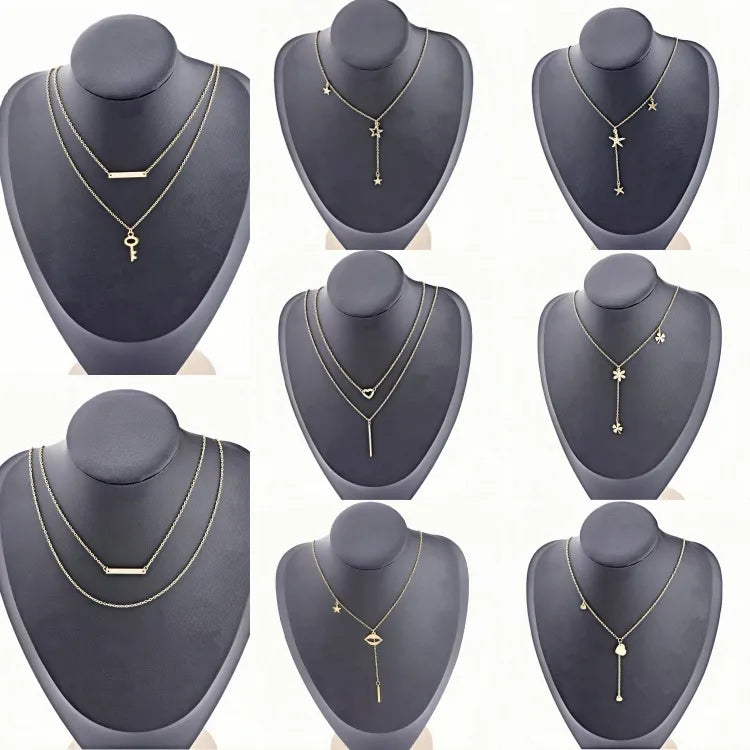 Gold Layered Starfish Pendant Necklace