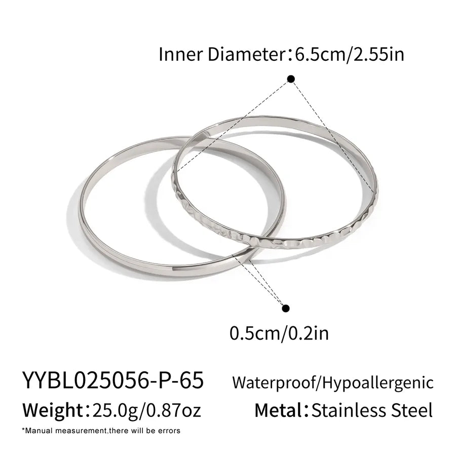 18K Gold Plated Geometric Stainless Steel Bracelet